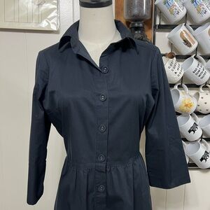 Lands End Classy button down dress